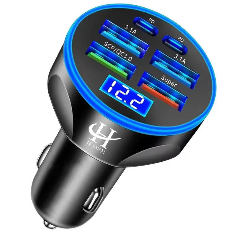شارژر فندکی 66 وات هارمن مدل PD6QC3FST