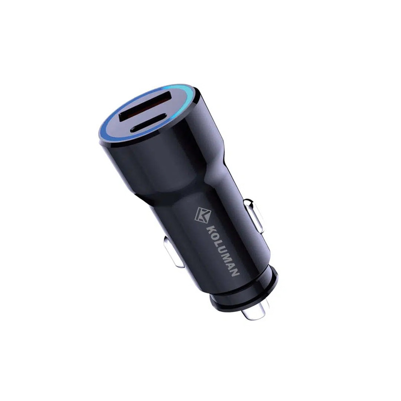 شارژر فندکی 48 وات کلومن مدل  K-C104 U+C 48W