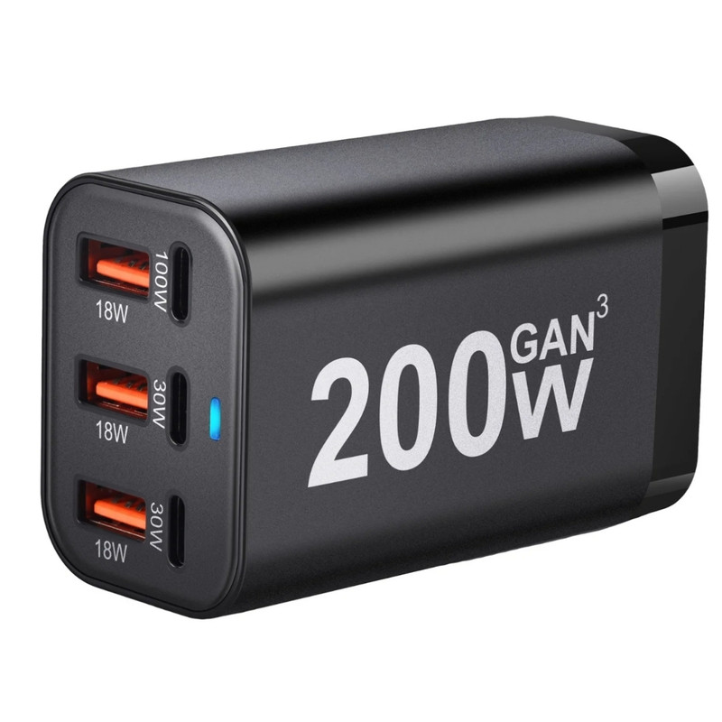 شارژر رومیزی 200 وات 6 پورت مدل YMS-608