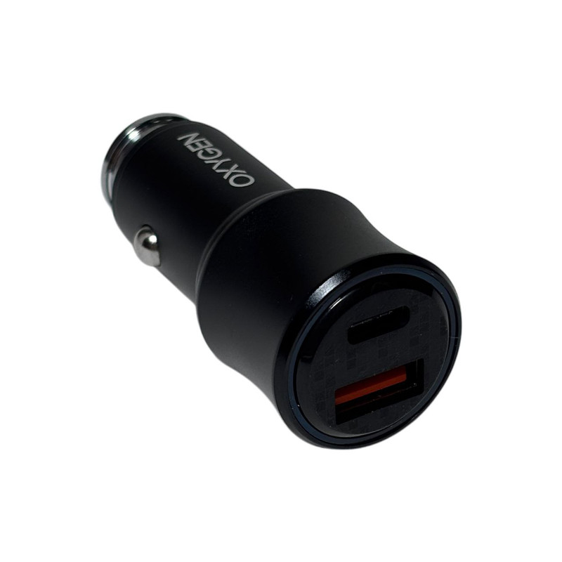 شارژر فندکی 65 وات دو پورت اکسیژن مدل AC-10