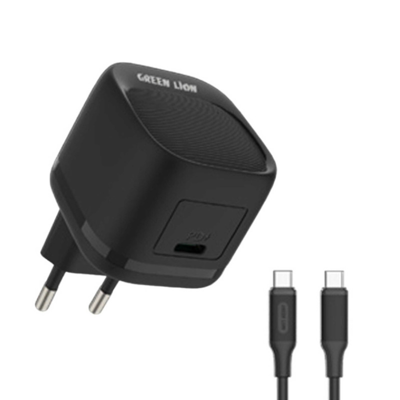 شارژر دیواری 20 وات گرین لاین مدل pd همراه کابل USB-C
