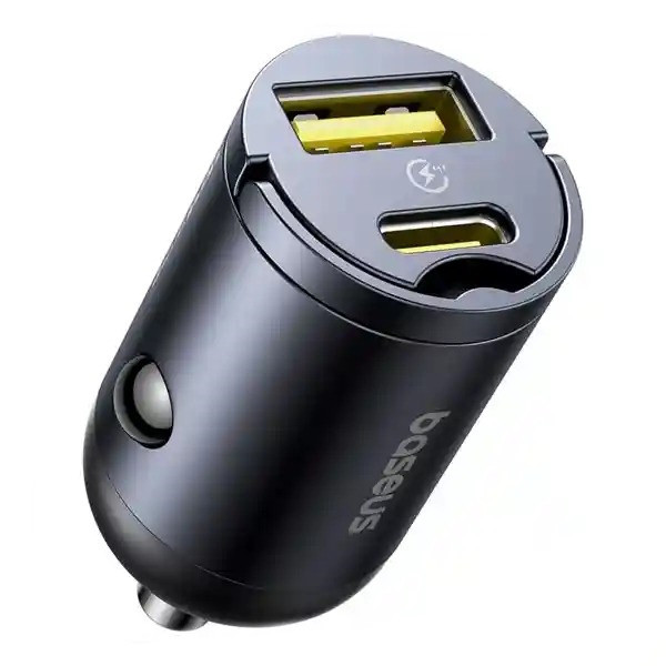 شارژر فندکی 30 وات 2 پورت بیسوس مدل C00035001121-02
