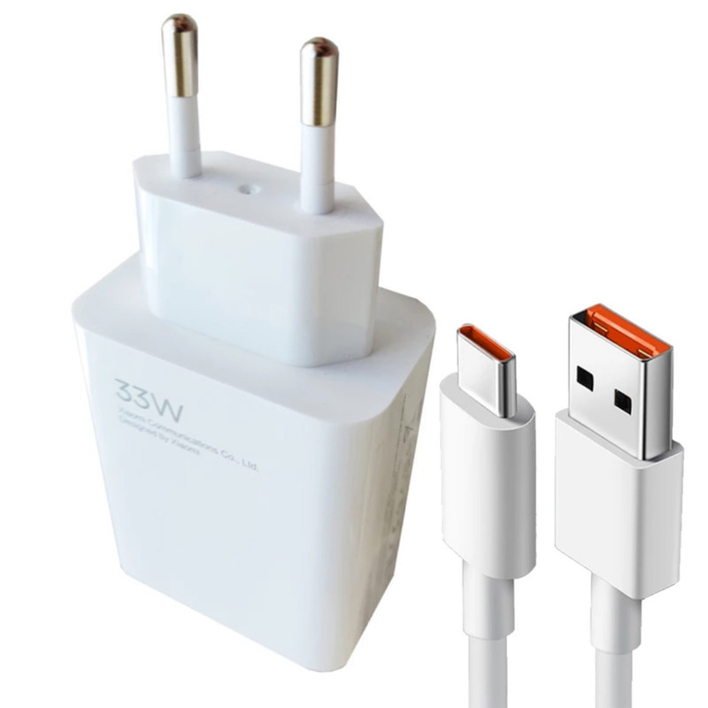شارژر دیواری 33 وات مدل Note 11 Pro به همراه کابل USB-C
