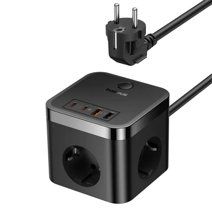 شارژر رومیزی 30 وات بیسوس مدل  PowerCombo BPS30-3E