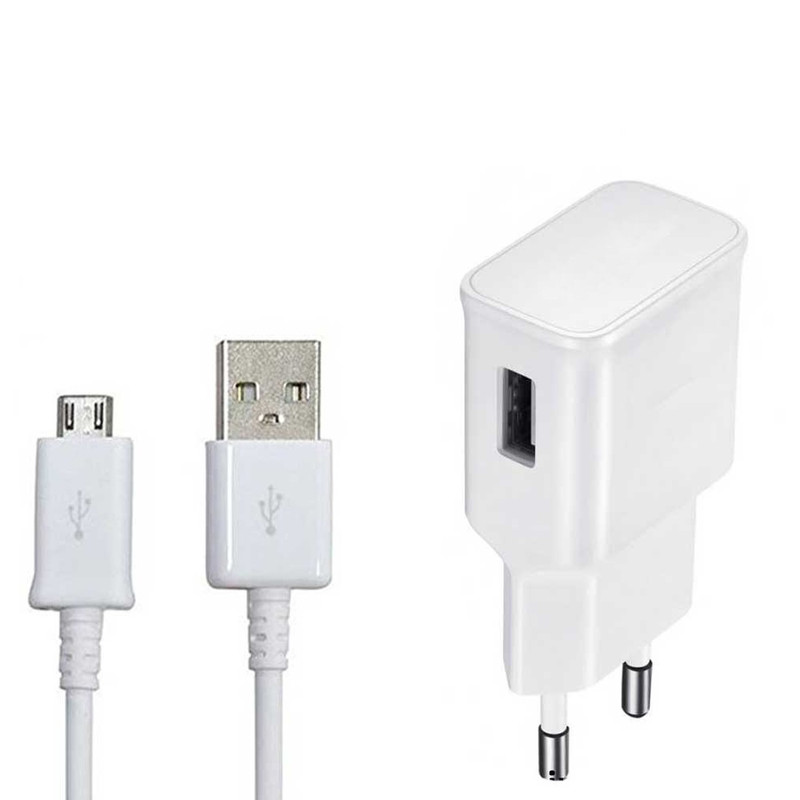 شارژر دیواری مدل sAMOR858 به همراه کابل تبدیل microusb