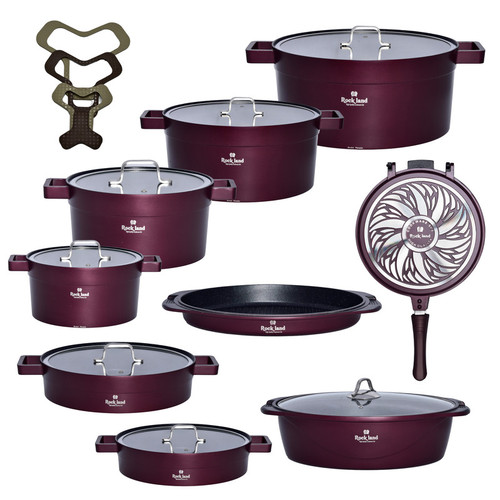 سرویس پخت و پز 21 پارچه راکلند طرح تمیس کد 800289